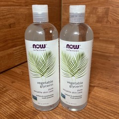 Now Solutions Glycerin Vegetable 16 oz Liquid Lot of 2