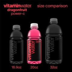 vitaminwater Power-C Dragonfruit Nutrient Enhanced 20 fl oz (Pack of 12)