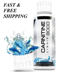 NEW LUXRY Cutler Nutrition Liquid Carnitine 3000mg Blue Sharks flavor SEALED*