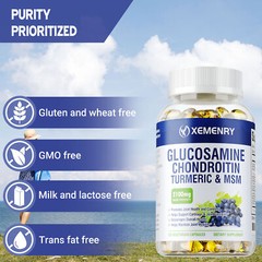 Glucosamine Chondroitin Turmeric & MSM 2100mg – Triple Strength Joint Support