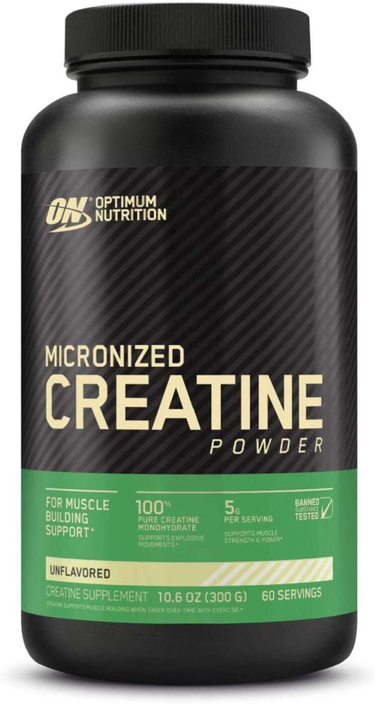 Optimum Nutrition, Micronized Creatine Monohydrate Powder, 5000mg, Unflavored
