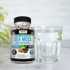 Organic Irish Sea Moss, Bladderwrack & Burdock, Thyroid & Immune Support
