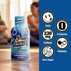 5-hour ENERGY Shot Extra Strength Blue Raspberry Energy Drinks 1.93 fl oz 15ct