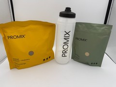 Promix Supplement Bundle: Debloat Pre/Probiotics Tropical Mango & Raw Greens + B