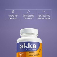 AKKA Liver Cleanse Detox&Repair Superbiotic-Supports Liver Health 60Caps Premium