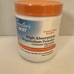 Doctors Best High Absorption Magnesium Powder Fruit Punch 12.1 oz 43 Servings