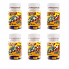 6 PACK Stacker TWO Capsules 20ct Weight Loss Energy Dietary Supplement