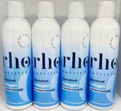4x Rho Nutrition Liposomal Collagen Peptides Complex (20fl oz)NON-GMO Supplement