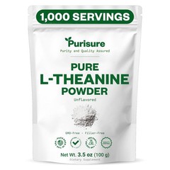 L-Theanine Powder, 100 g, Pure L Theanine Powder That Promotes Relaxation and…