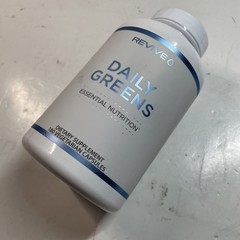 Revive MD – Daily Greens Essential Nutrition 180 Vegetatarian Caps. EXP : 4/27