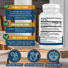 Advanced Men’s Prostate Support by Ideal Prostate Plus with Saw Palmetto, Lycope