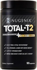 Nugenix Total-T2 Testosterone Booster and Nitric Oxide Booster for Men 90 Caps