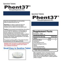 Phent37 – Speckled Tablets Appetite Control, Fat Burner Phenylethylamine Energy