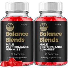 (2 Pack) Balance Blends Advanced Male Support Supplement BalanceBlends 120Gummys