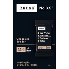 RXBAR Protein Bars, Protein Snack, Snack Bars, Chocolate Sea Salt, 18.3Oz Box (1