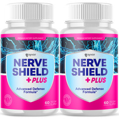 (2 Pack) Nerve Shield Nootropic All Natural NerveShield Supplement 120 Capsules