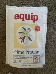 equip Prime Protein Grass-Fed Beef Isolate Powder Vanilla 1.67 lb (758 g)