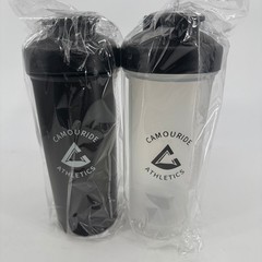 Camouride Athletics Shaker Bottle 2 Pack 45 oz Midnight Black Classic White NEW