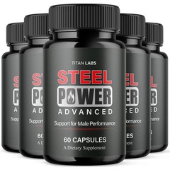 (5 Pack) Steel Power Advanced Male Health Support Supplement SteelPower 300 Caps