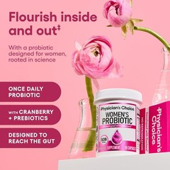Physician’s CHOICE Women Probiotic 50B CFU Cranberry Feminine Gut Support
