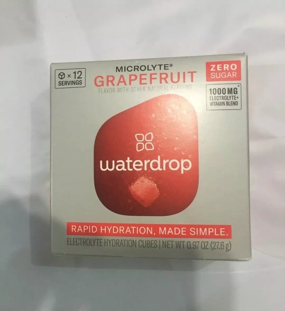 Microlyte Electrolyte Rapid Hydration Cubes Grapefruit 0.97oz Exp. 1/31/2025