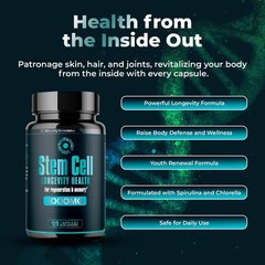 Premium Stem Cell Supplements 1000mg – Boost Immunity, Joint Support & Anti-Agin