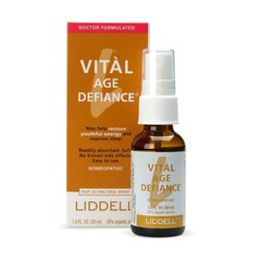 Vital Age Defiance 1 oz Anti-Aging Liquid Bottle Sublingual Homeopathic Spray