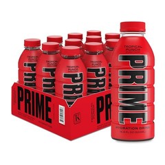 PRIME Hydration – Electrolyte Enhanced Sports Drink – Tropical Punch (12 Pack)