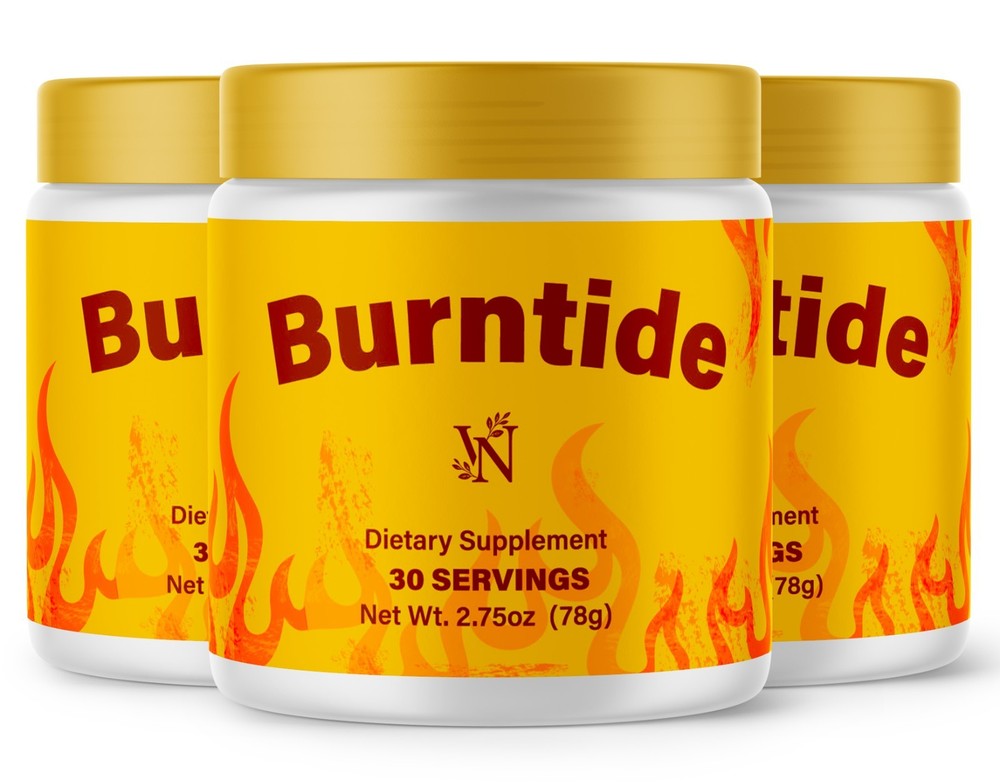 (3 Pack) Burntide Powder Weight Management Support Formula Burn Tide 90 Servings