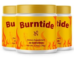 (3 Pack) Burntide Powder Weight Management Support Formula Burn Tide 90 Servings