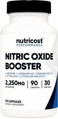 Nitric Oxide Booster 2250mg, 180 Capsules – 750mg Per Casule, 60 Servings