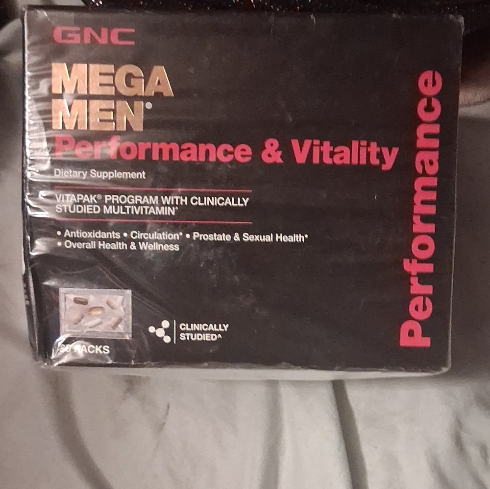 GNC Mega Men Performance and Vitality Vitapak Program – 30 Pack