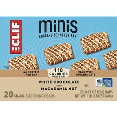 Minis White Chocolate Macadamia Nut Flavor Made with Organic Oats 4g Protein Non