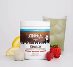 Roundhouse Provisions Morning Kick Powder Strawberry Lemonade 9.1 OZ