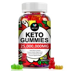 Keto BHB Diet Gummies – Fat Burner ACV Weight Loss Appetite Suppressant 60Gummy