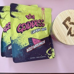 100% Authentic Primal Queen Set GODDESS 2 Creatine Gummy Bites Watermelon + JAR