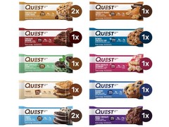 Quest Nutrition Ultimate Variety Pack Protein Bars, High Protein, Low Carb, Glut