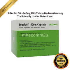 4 BOX LEGALON 30’s 140mg Milk Thistle Madaus Germany Traditionally Use for Liver