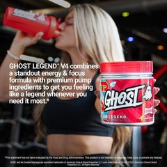 GHOST Legend Pre Workout Powder, Sonic Cherry Limeade – 30 Servings – Pre-Wor…