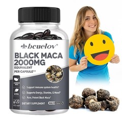 Black Maca 2000 Mg,Male Enhancement,Sexual Health Support,Boost Energy
