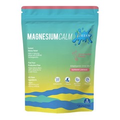 DEZEN Super Calm Magnesium Powder Drink Mix Raspberry Lemonade Flavor, 20 Sachet