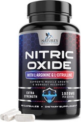 Nitric Oxide Booster Extra Strength – L Arginine 3X Strength Nitric Oxide Suppor