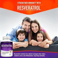 Resveratrol Supplement 1800mg –Antioxidant for Cellular Health & Anti-Aging