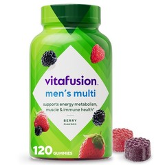 vitafusion Adult Gummy Vitamin Supplement for Men, 120 Count (Pack of 1)