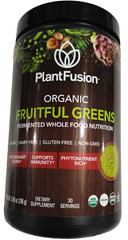 PlantFusion Organic Fruitful Greens Fermented Whole Food Nutrition 8.46 oz. New