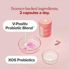 1-3PACK URO O Positiv Vaginal Probiotics for Women pH Balance w/ Prebiotic 60pcs
