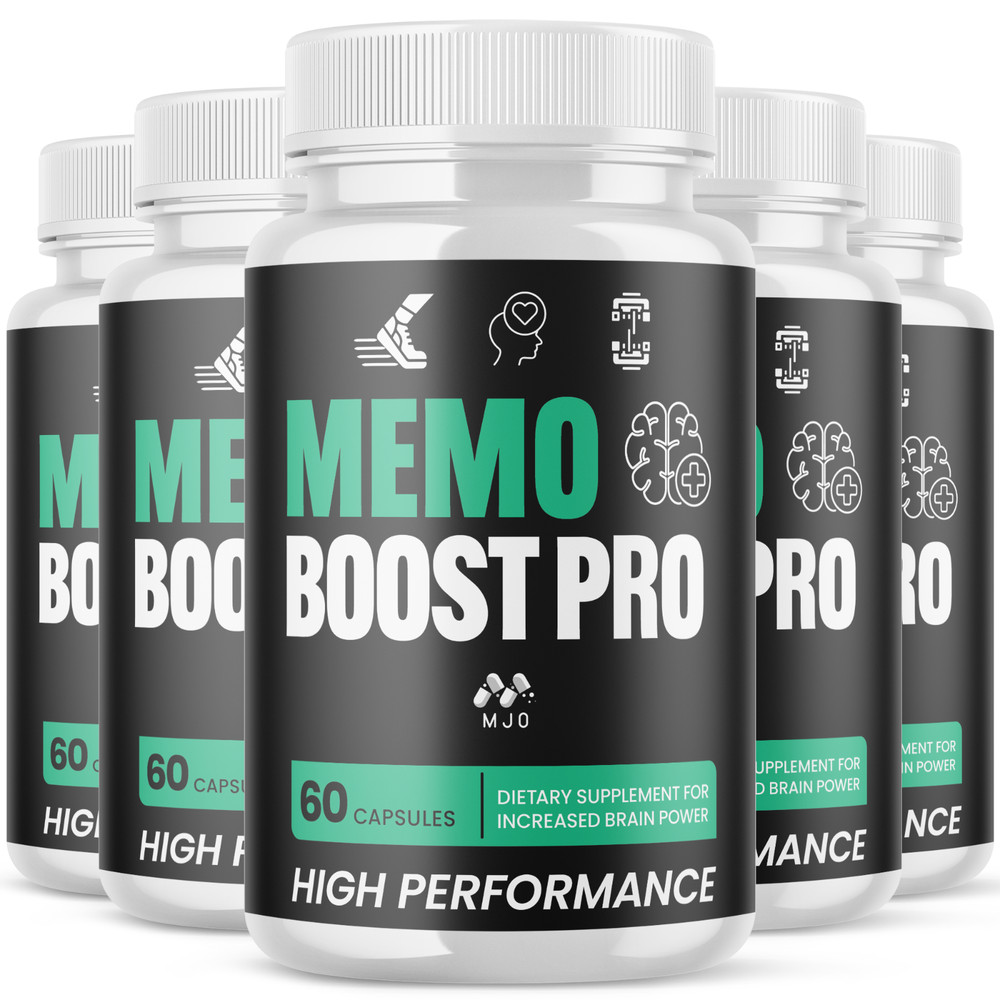 (5 Pack) Memo Boost Advanced Brain Max Support Supplement MemoBoost 300 Capsules
