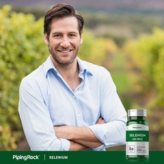 Selenium 200 mcg | 250 Tablets | Vegetarian Supplement | by Piping Rock