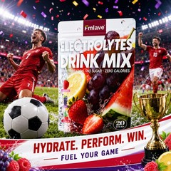 Electrolyte Hydration Packets – Best Electrolytes Drink Mix – Sugar Free Formula