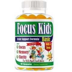 Focus Kids Gummies for Kids Brain Focus Support,Attention,Focus Brain60-20/12/25